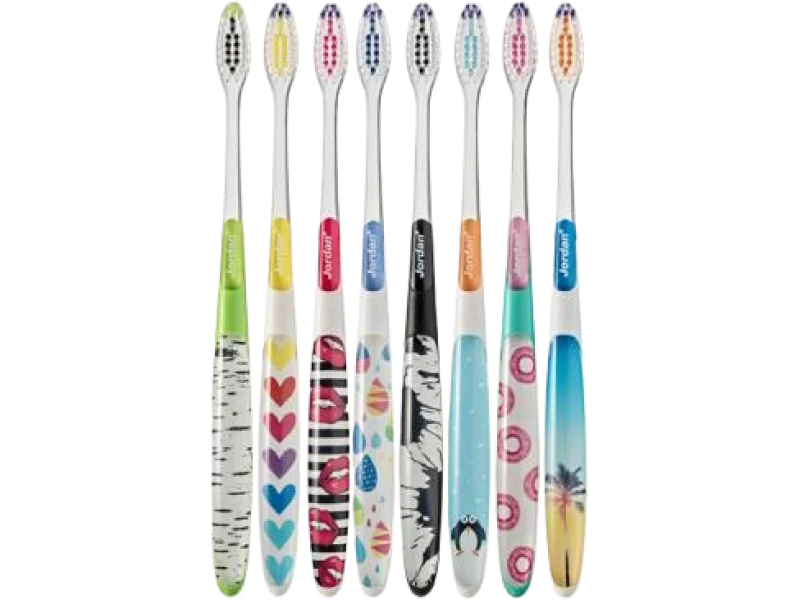 JORDAN Szczoteczka do zębów INDIVIDUAL Reach Soft, sprzęt medyczny, 1 szt.