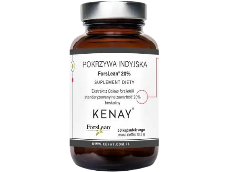 Kenay Pokrzywa indyjska ForsLean, kapsułki, 50 mg, 60 kaps.