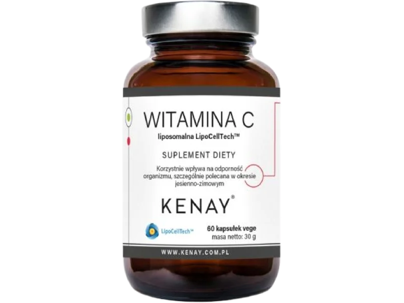 KENAY Witamina C liposomalna, kapsułki, 700 mg, 60 kaps.