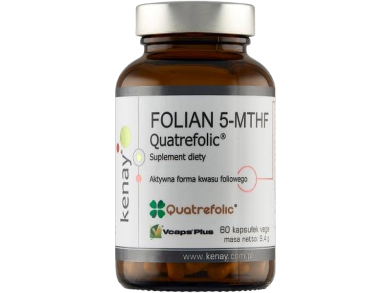 KenayAG Folian 5MTHF Quarterfolic, kapsułki, 400 µg, 60 kaps.