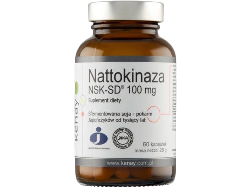 KenayAG Nattokinaza, kapsułki, 100 mg, 60 kaps.
