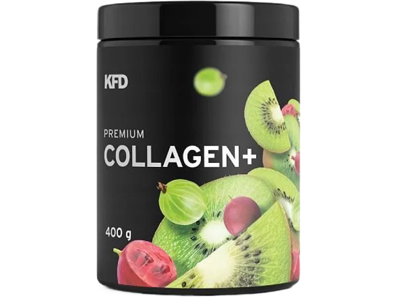 KFD Premium Collagen Plus o smaku kiwi-agrest, proszek, 400 g