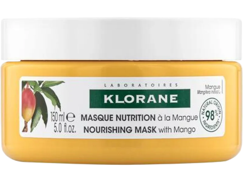 KLORANE Maseczka do włosów z mango, maska, 150 ml