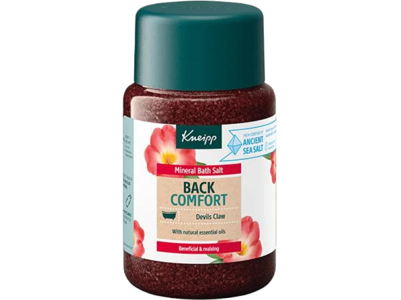 Kneipp Kryształki do kąpieli z soli mineralnej Back Comfort diabelski pazur, sól lecznicza, 500 g