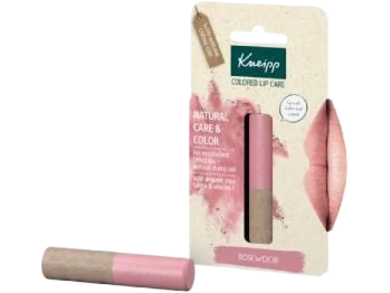 Kneipp Rosewood koloryzujący balsam do ust, 3,5 g