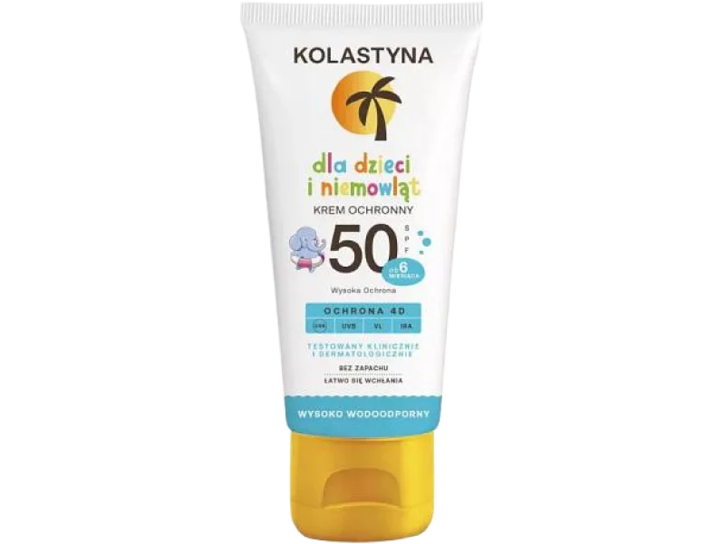 KOLASTYNA Krem ochronny dla dzieci i niemowląt SPF 50, 75 ml