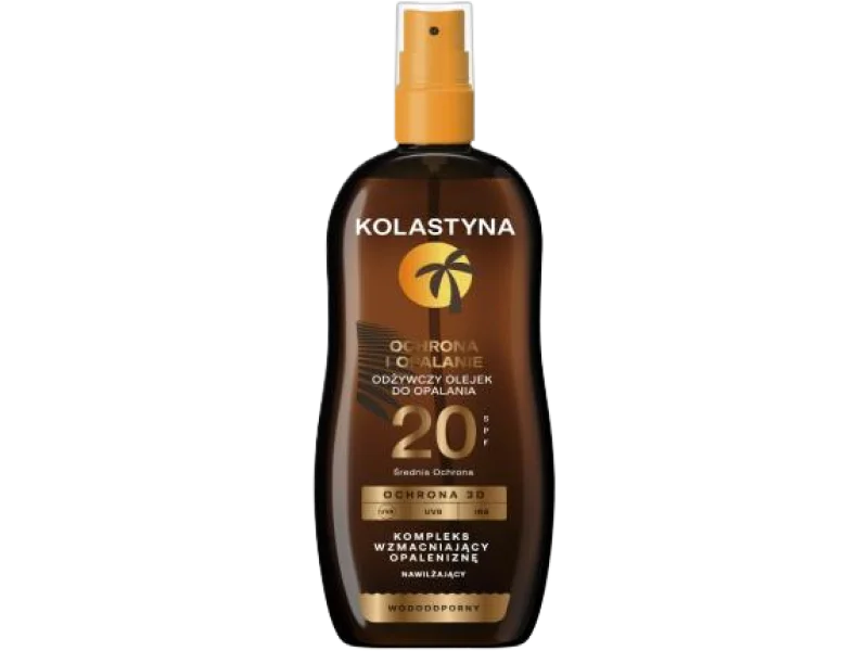 KOLASTYNA Olejek do opalania SPF 20, 150 ml