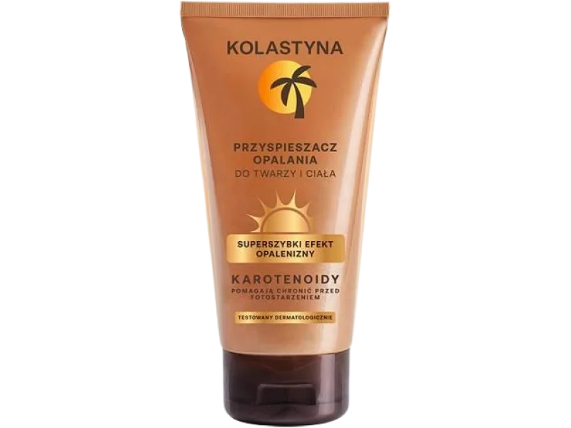 KOLASTYNA Przyspieszacz opalania do twarzy i ciała, balsam, 150 ml