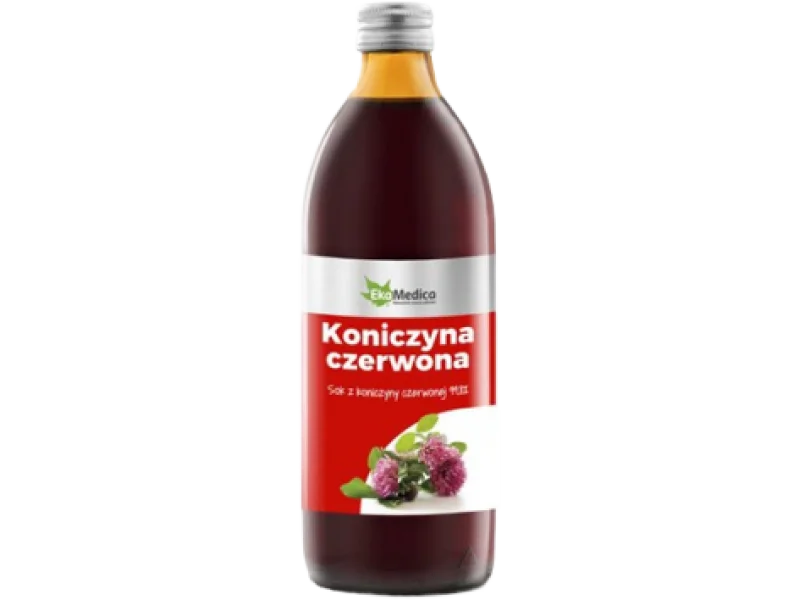 Koniczyna Czerwona Sok 99,8% Ekamedica, 500 ml