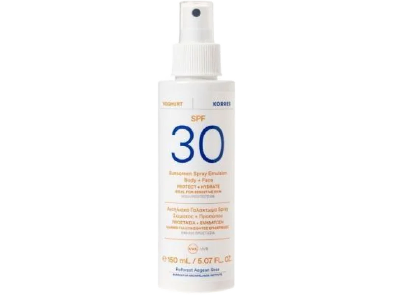 KORRES YOGHURT emulsja ochronna do ciała i twarzy SPF30, 200 ml