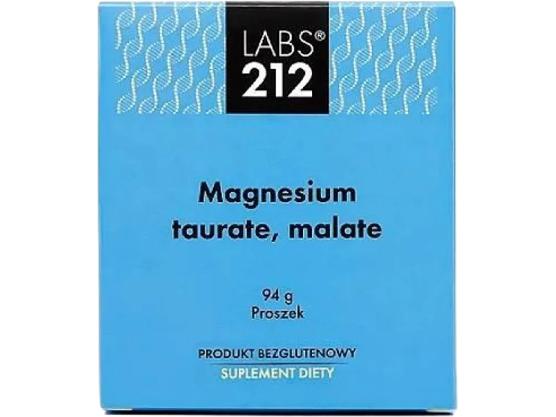 Labs212 Magnesium Taurate Malate, proszek, 94 g