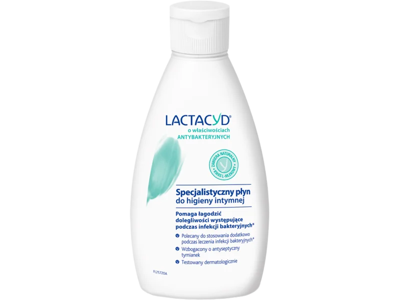 Lactacyd specjalistyczny o właściwościach antybakteryjnych, płyn, 200 ml