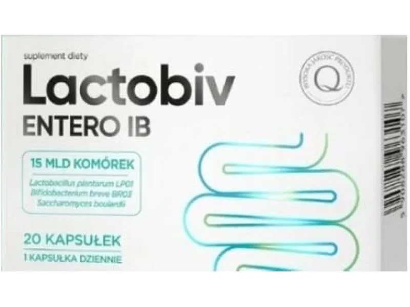 Lactobiv Entero IB, kapsułki, 20 kaps.