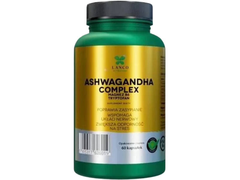 LANCO NUTRITIONS Ashwagandha Complex, kapsułki, 60 kaps.