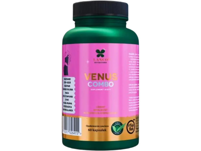 Lanco Nutritions Venus Combo wsparcie kobiecego libido, kapsułki, 60 kaps.