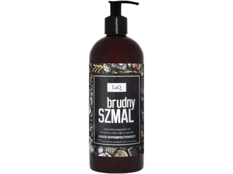 LaQ Brudny Szmal Żel do mycia ciała i rąk, żel, 400 ml