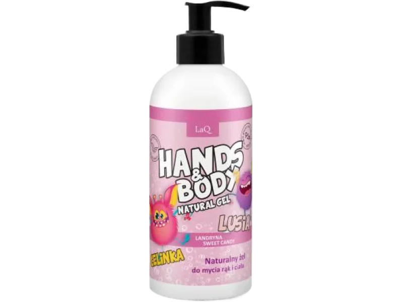 LaQ Celinka i Lusia Naturalny żel do mycia rąk i ciała landryna, 300 ml