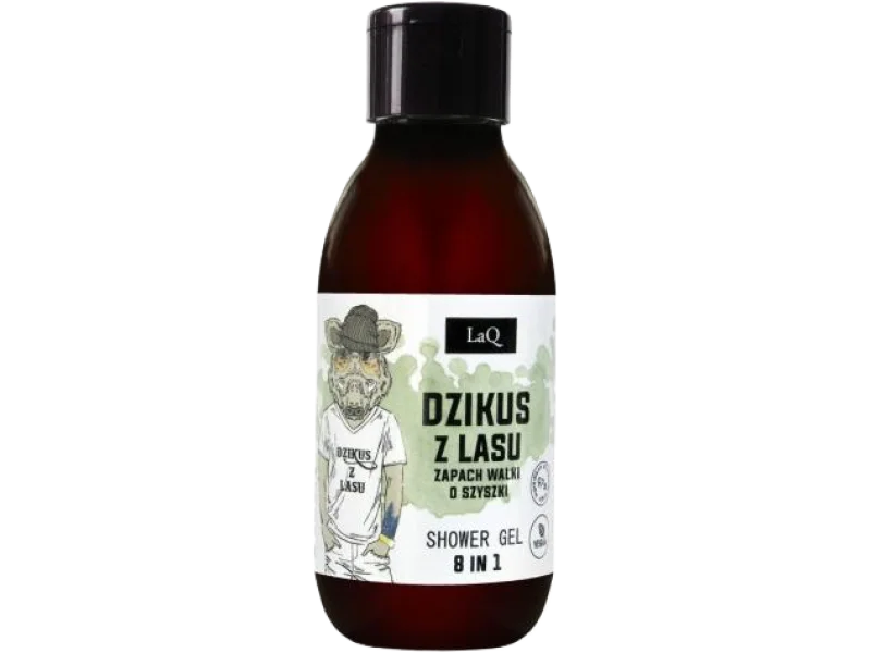 LaQ Dzik – Żel pod prysznic 8w1, żel, 100 ml