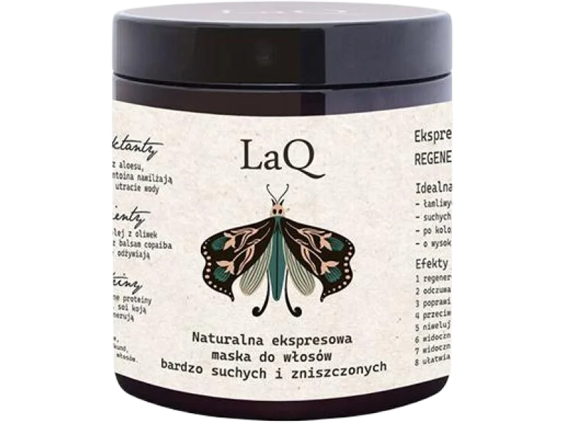 LAQ ekspresowa maska do włosów regenerująco-odżywcza, 250 ml