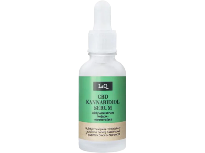 LaQ Kannabidiol kojąco-regenerujące, serum, 30 ml