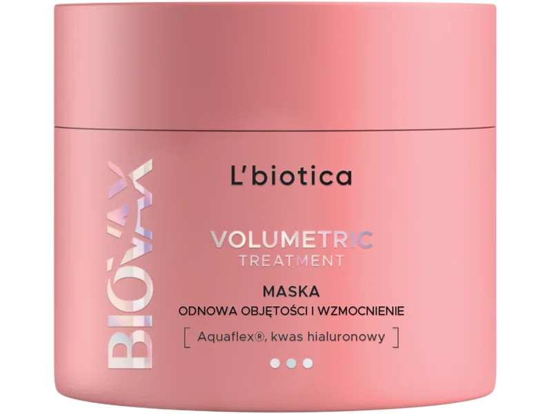 L’Biotica Biovax Glamour volumetric treatment, maska, 200 ml