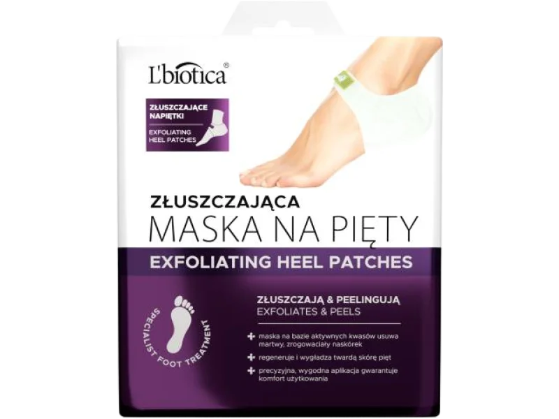L’BIOTICA maska złuszczająca na pięty, 1 szt.
