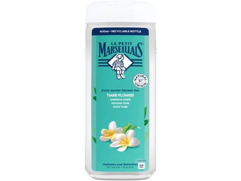 LE PETIT MARSEILLAIS Żel pod prysznic kwiat Tiare, żel, 400 ml