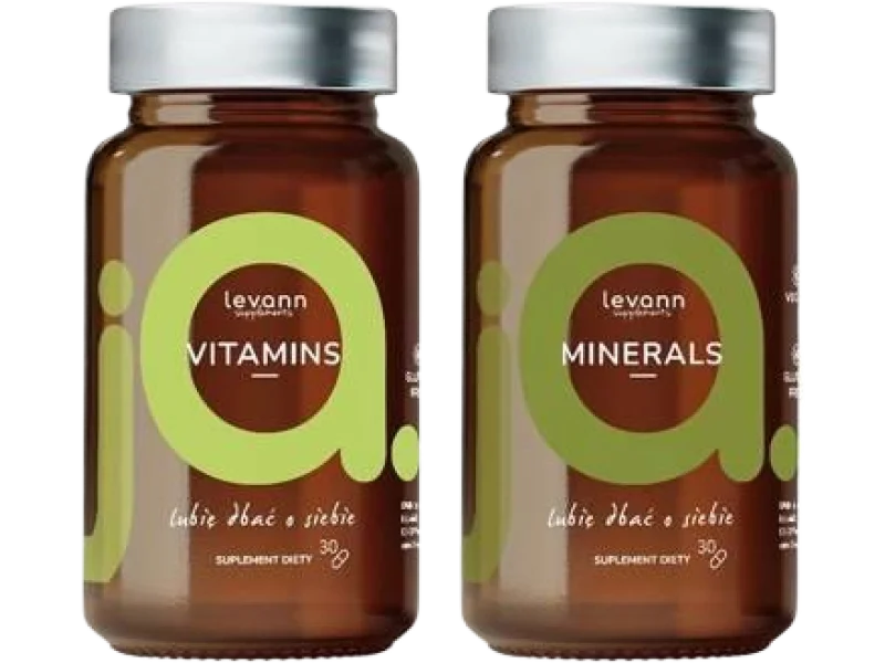 LEVANN „jA” Zestaw witamin i minerałów, kapsułki, 2×30 szt.