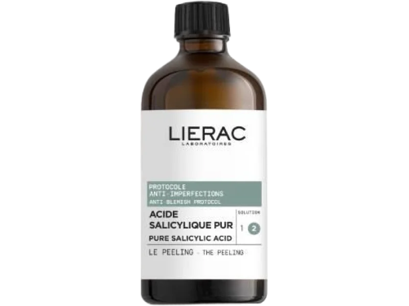 Lierac Protocole, peeling czysty kwas salicylowy, redukcja niedoskonałości, 100 ml