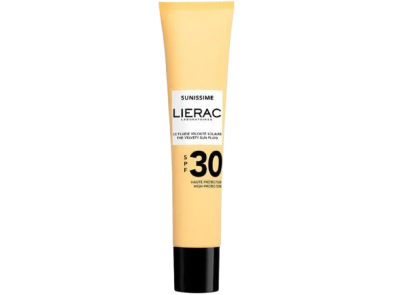Lierac Sunissime emulsja ochronna do twarzy i dekoltu SPF30, emulsja na skórę, 40 ml