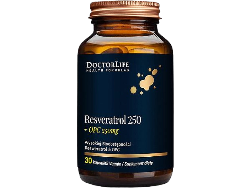 Doctor Life resveratrol, kapsułki, 60 kaps.