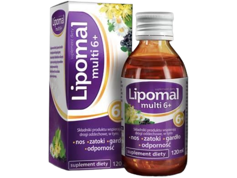 Lipomal Multi 6+, płyn, 120 ml