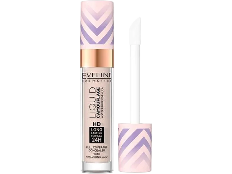 Liquid Camouflage wodoodporny korektor kamuflujący z kwasem hialuronowym, 02 Light Vanilla, krem, 7,5 ml