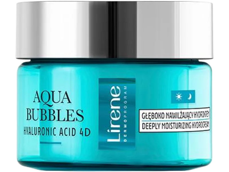 Lirene Aqua Bubbles głęboko nawilżający hydrokrem, 50 ml