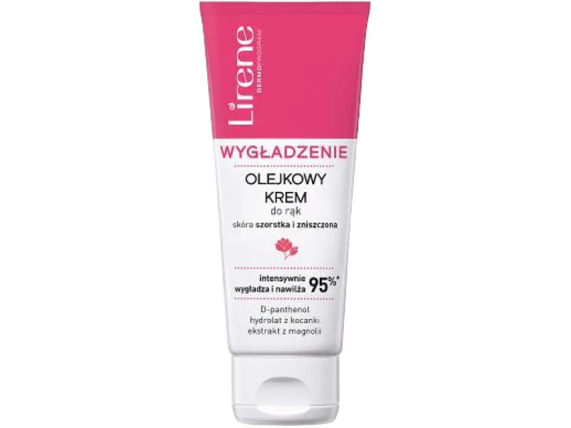 Lirene Dermoprogram olejkowy krem do rąk wygładzenie, 75 ml