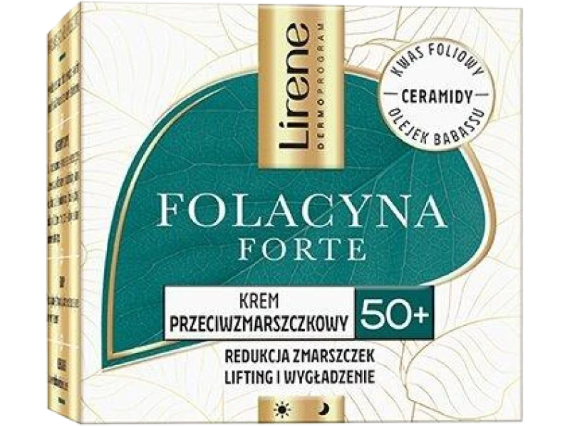 Lirene Folacyna Forte przeciwzmarszczkowy 50+, krem, 50 ml