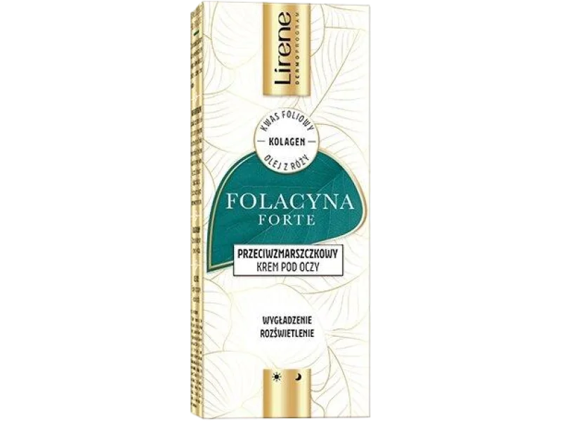 Lirene Folacyna Forte przeciwzmarszczkowy pod oczy, krem, 15 ml