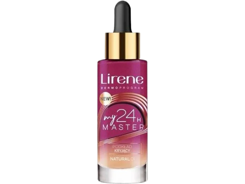 Lirene My Master podkład kryjący 24 h natural 01, płyn, 30 ml