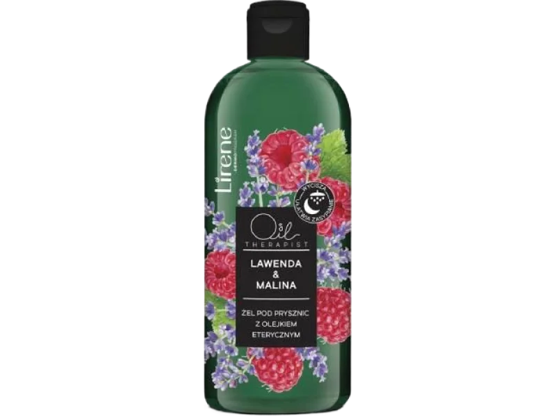 LIRENE Oil Therapist Żel pod prysznic Lawenda & Malina Nawilżający, żel, 400 ml