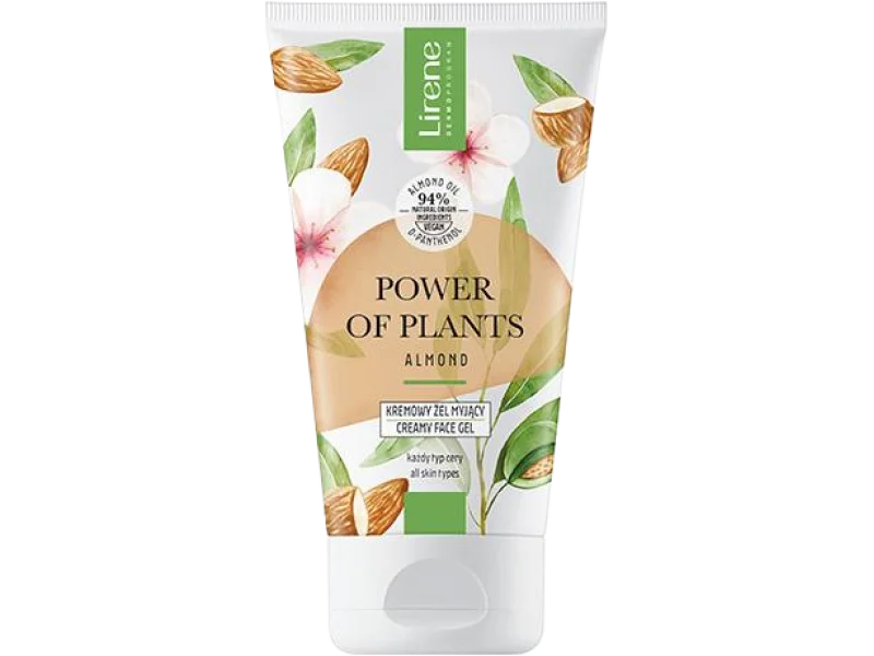 Lirene Power of Plants migdał kremowy żel myjący, 150 ml