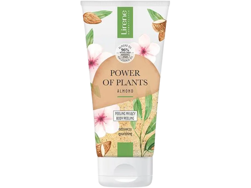 Lirene Power of Plants migdał peeling myjący odżywczy, 175 ml
