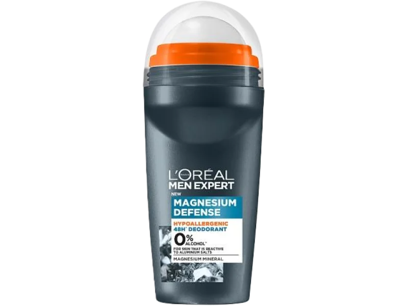 L’Oreal Men Expert Magnesium Defense hipoalergiczny dezodorant, roll-on, 50 ml