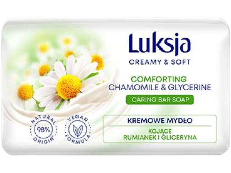 Luksja Creamy&Soft rumianek i gliceryna kojące, mydło, 90 g