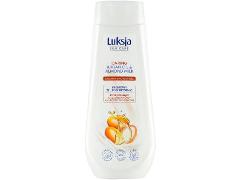 Luksja Silk Care kremowy olej arganowy i mleczko migdałowe, żel, 500 ml