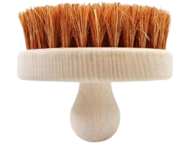 LULLALOVE Okrągła szczotka do ciała – włókno kokosowe, sprzęt medyczny, szt.