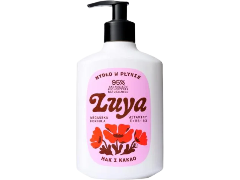 LUYA Mydło do rąk w płynie Mak i Kakao, 400 ml