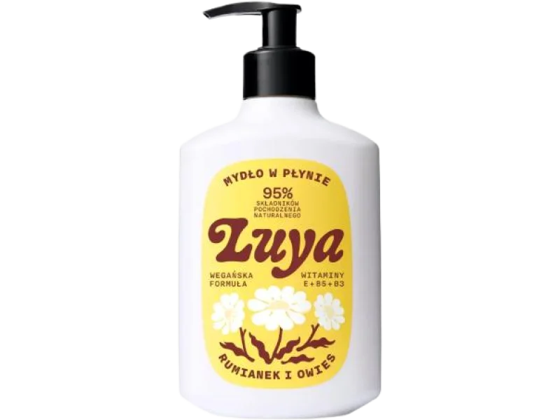 LUYA Mydło do rąk w płynie Rumianek i Owies, 400 ml