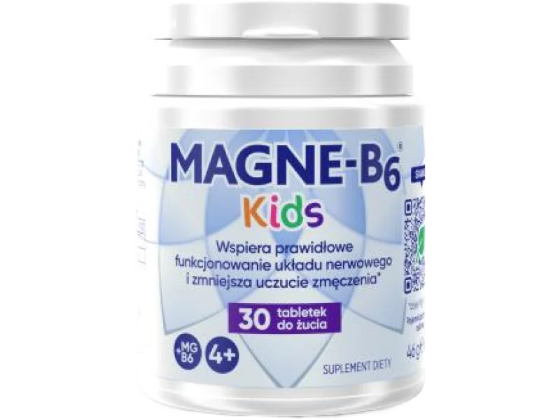Magne-B6 Kids, tabletki do żucia, 30 tabl.