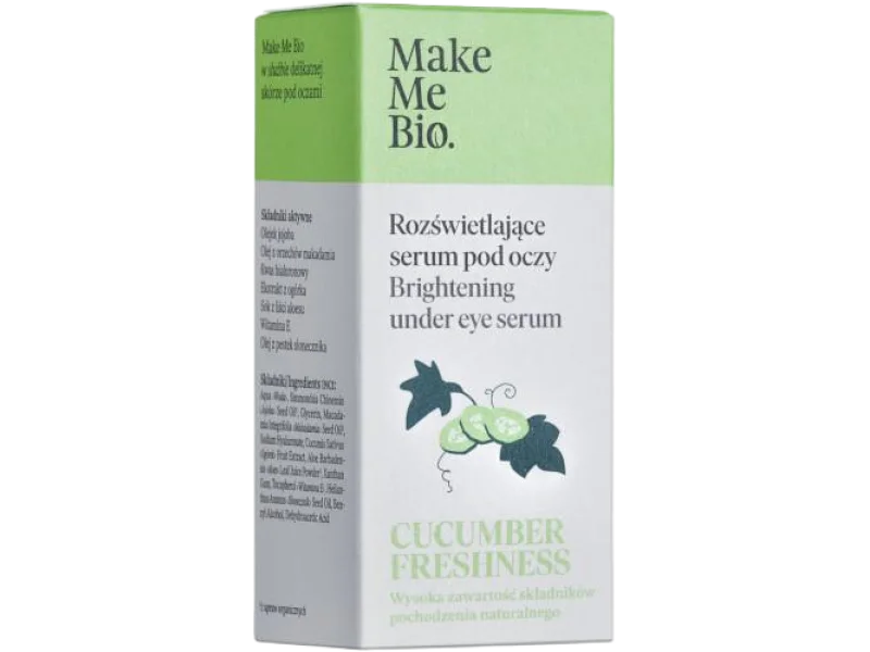 Make Me Bio Cucumber Freshness rozświetlające pod oczy, serum, 10 ml