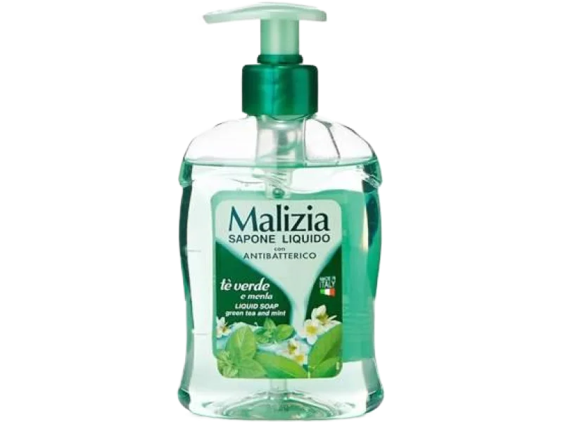 Malizia Mydło w Płynie Zielona Herbata i Mięta, 300 ml